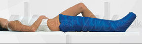 Pressoterapia 3 sacca ric. per gambale 4 settori 62x20 