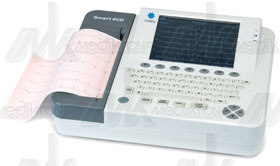 Elettrocard. 6/12 can. mod. se-1200 express interpretat. touch screen 