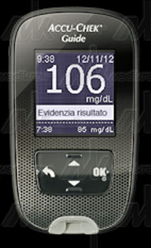 Glicemia * accu-chek guide roche kit: strumento + pungidido fastclix 
