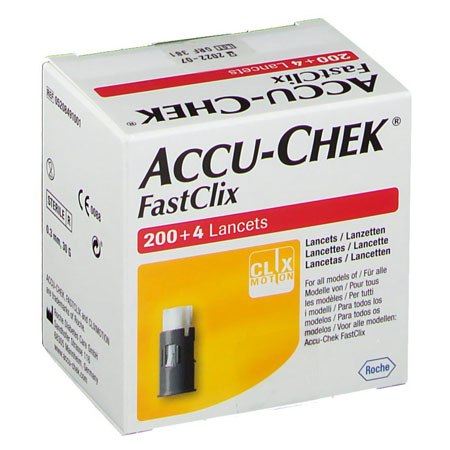 Glicemia * accu-chek fastclix 100+2 lancette per pungidito 