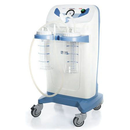 Aspiratore new hospivac 350, 2 vasi 2 lt.riutil + 2 sacche monouso c.cop 