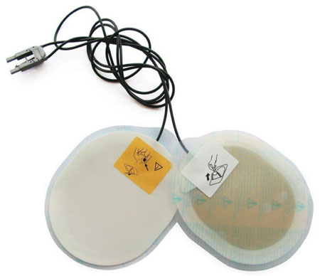 Defibrillatore zoll medical: coppia placche compatibili 