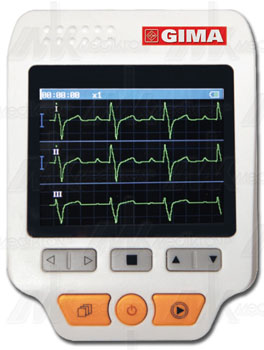 Elettrocardiografo palmare cardio c 3 canali 
