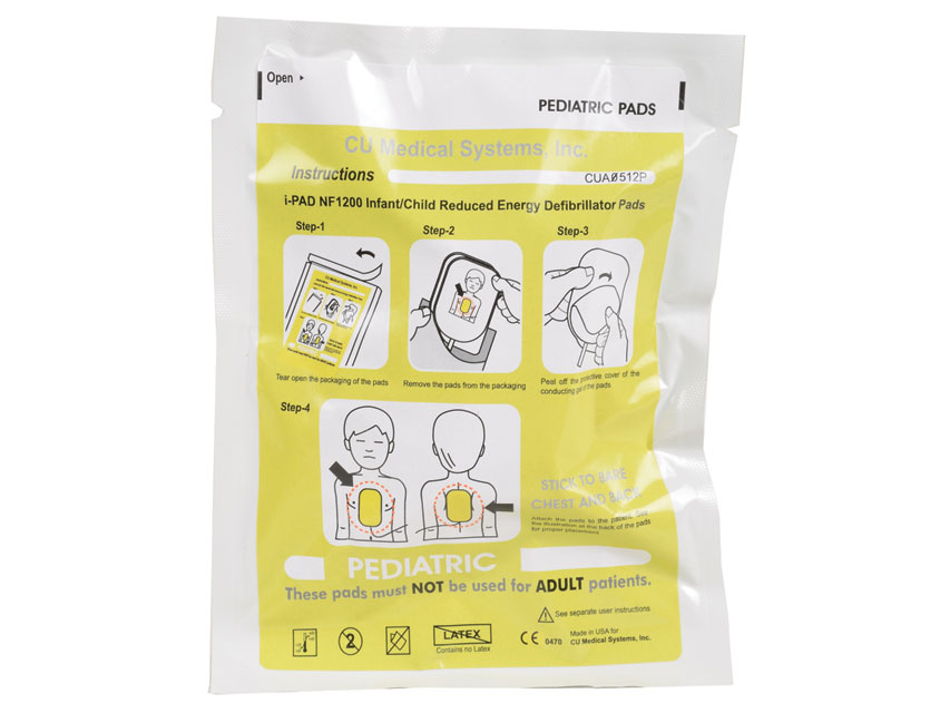 Placche pediatriche monouso - paio per defibrill. i pad nf1200 