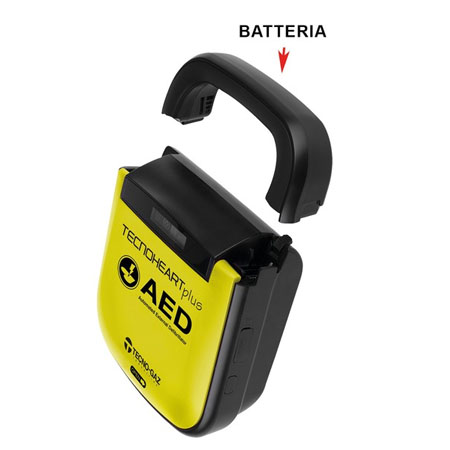 Defibrillatore: batteria per defibr. tecnoheart limno 215v mah non ricar 