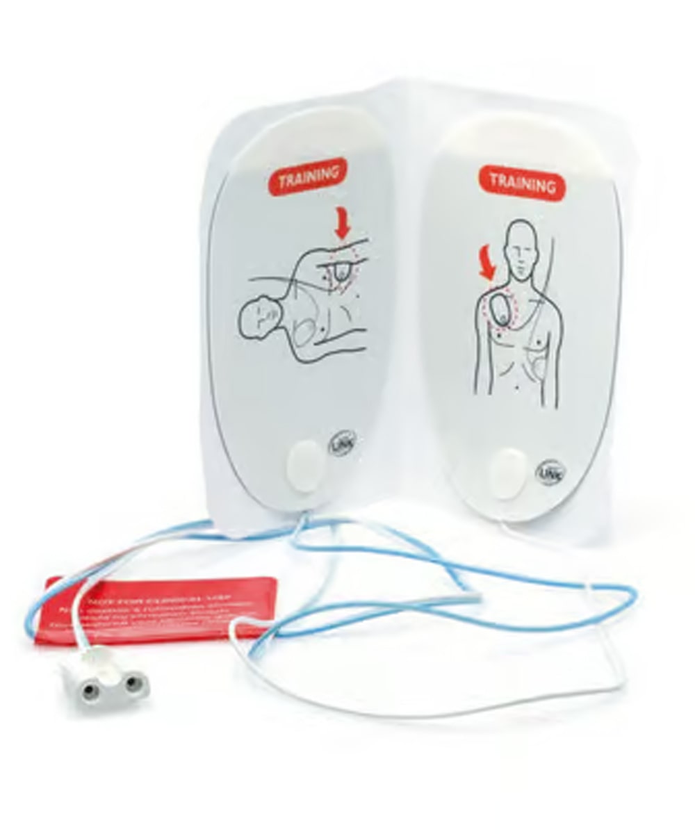 Elettrodi per addestramento DAE compatibili con Trainer Laerdal, ideali per manichini Little Anne e corsi BLSD professionali