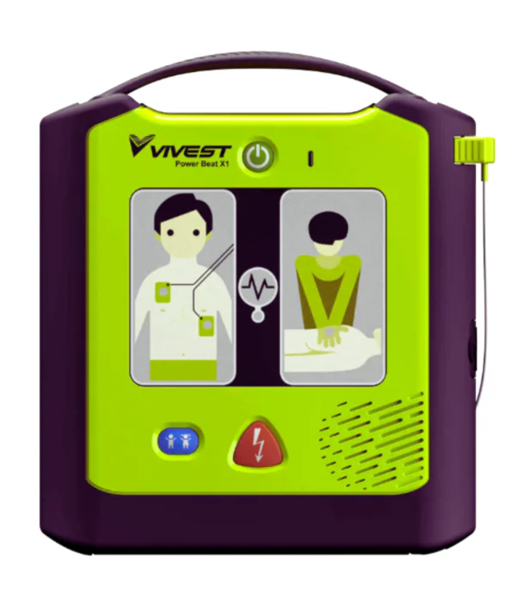 Defib.vivest viva x1p c/switch pediatrico e batteria non ricaricabile 