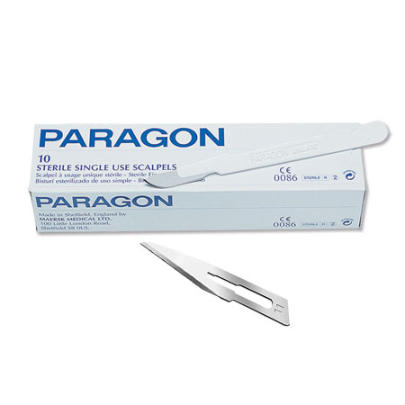 Bisturi paragon monouso str. fig. 11 in conf. da 10 pz. 