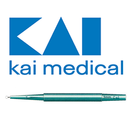 Curette dermatologica str diam.3mm. pz singolo 