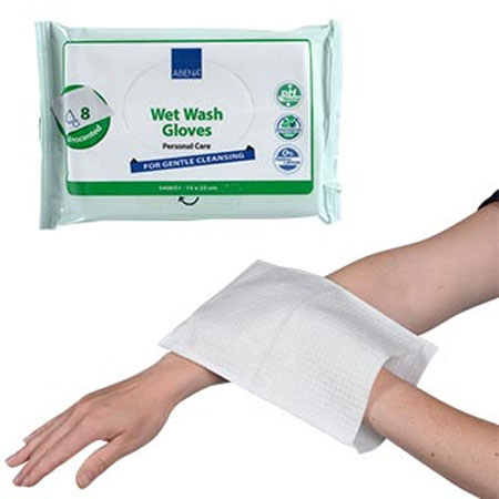 Guanti umidificati abena - cf.8 pz 