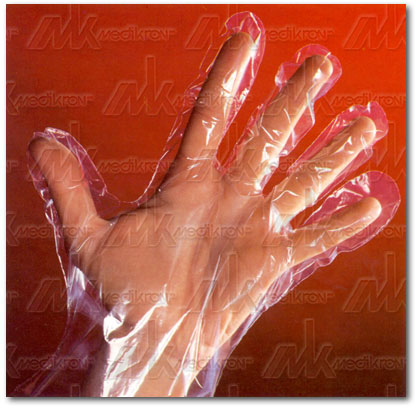 Guanti in polietilene n/st cf.100 pz mis. unica 