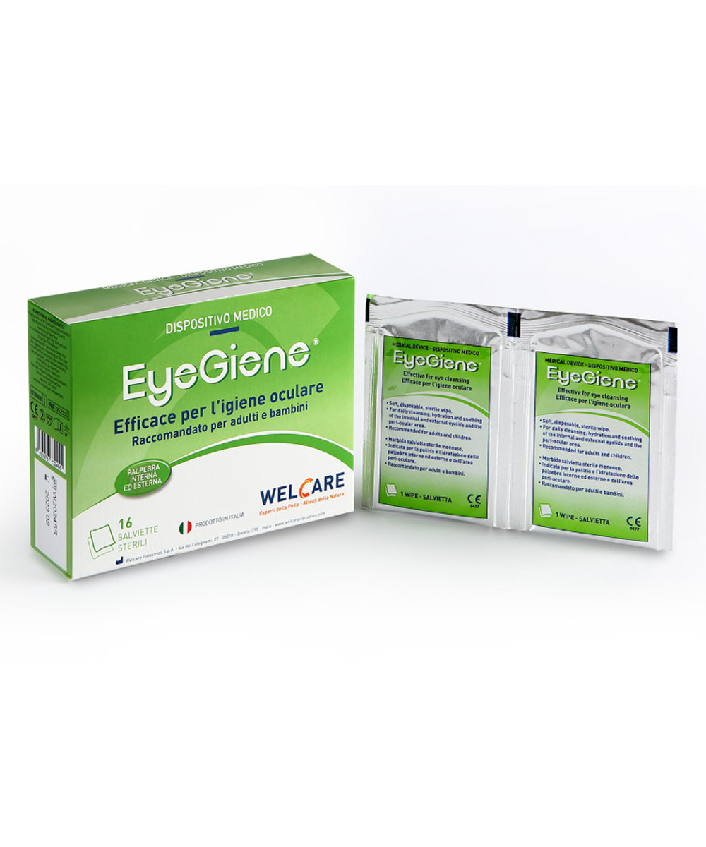 Eyegiene salviette oculari sterili cf da 16 pz 