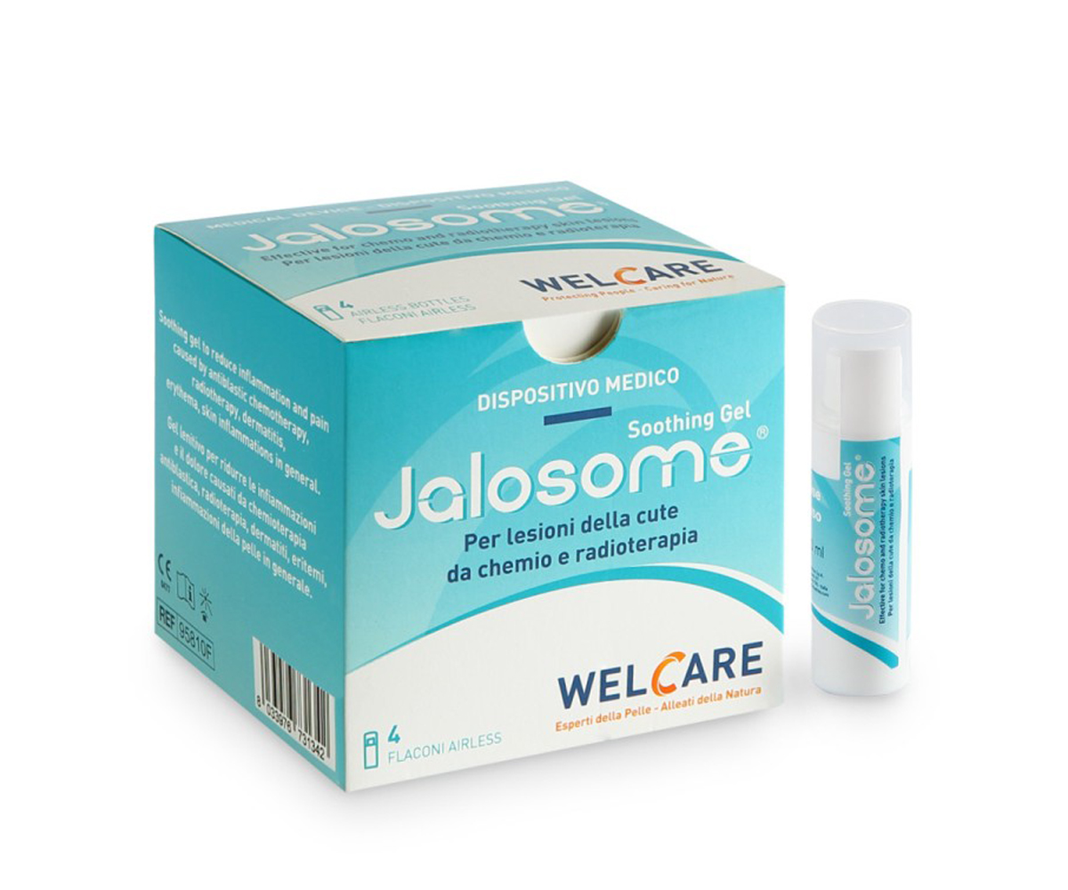 Disinf. jalosome soothing gel x lesioni cute da chemio/radio 4 flac 10ml 
