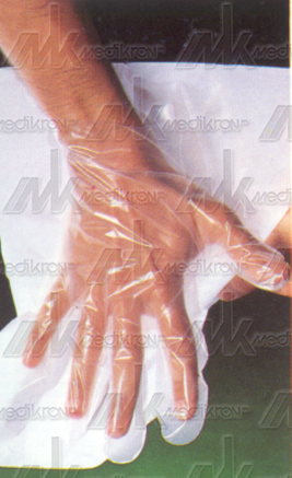 Guanto su carta in pvc str tg. media cf.100 pz. 