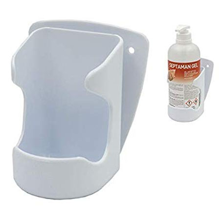Supporto da muro x flacone da 500 ml senza dosatore x gel septaman 