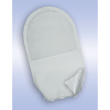 Manopola presaponata con spugna in confezione da 50 pz. 