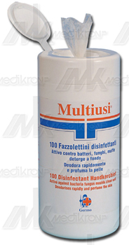 Fazzoletti disinf. in barattolo da 100 pz.a strappo,pmc 