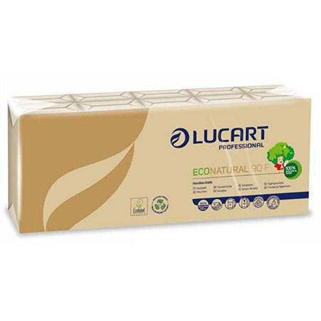 Fazzoletti carta 4 veli econatural cf. 10 pacchetti 