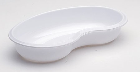 Bacinella reniforme monouso polistirolo cm.24x12 conf. 1000 pz. 