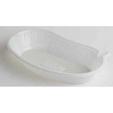 Bacinella reniforme monouso in pet mm240x137x43 conf. 200 pz. 