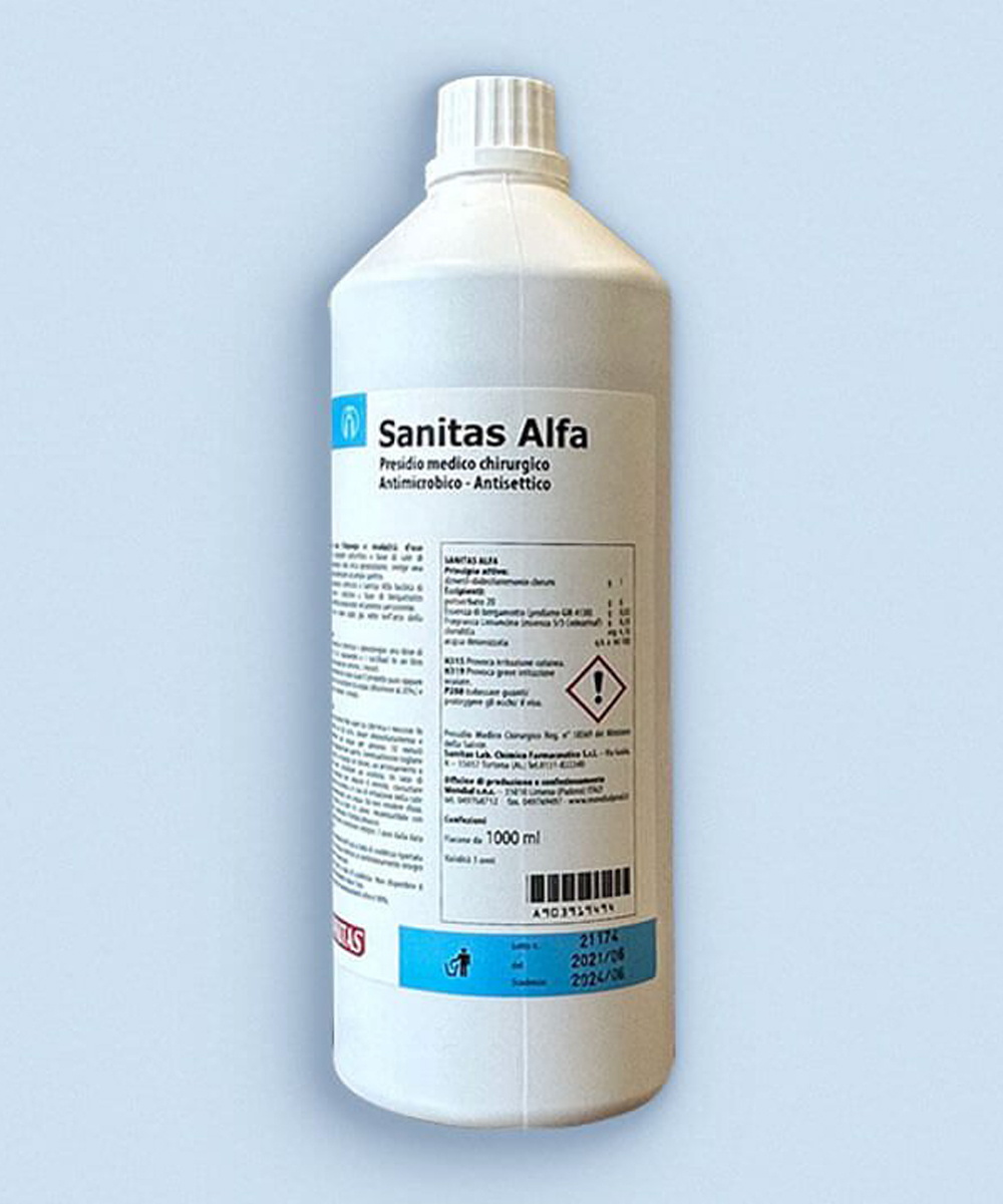 Disinf. med alfa new ml.1000 per ginecologia-chirurgia uso cosmetico 