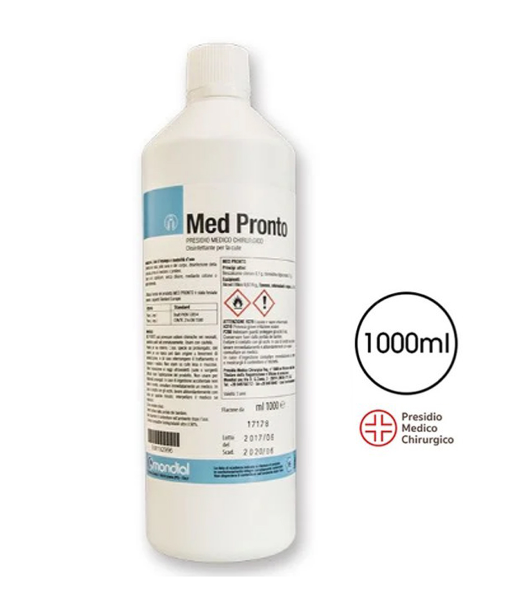 Flacone MED PRONTO disinfettante pelle sana 1000 ml