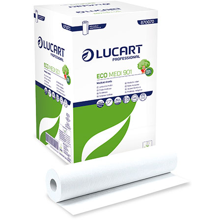 Lenzuolino eco 1 velo 90 mt cartone da 9 pezzi 