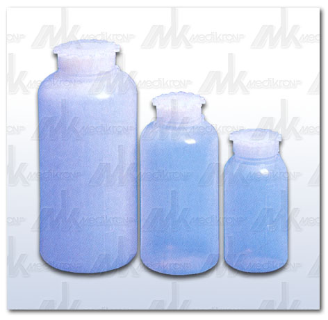 Flacone cilindrico b/l 2000 cc in polietilene 