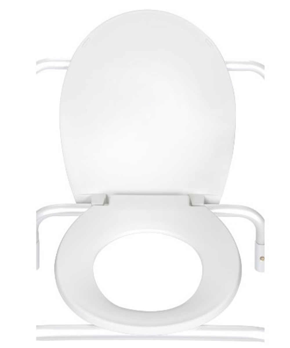 Tavoletta di ricambio per sedia comoda 4 funzioni, colore neutro, perfetta per sostituzione in ambienti sanitari e domestici.