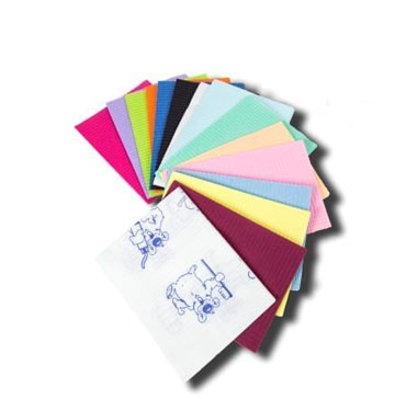 Bavaglino politenato 1 veli nero perfecto cm.33x45 in conf. 500 pz. 