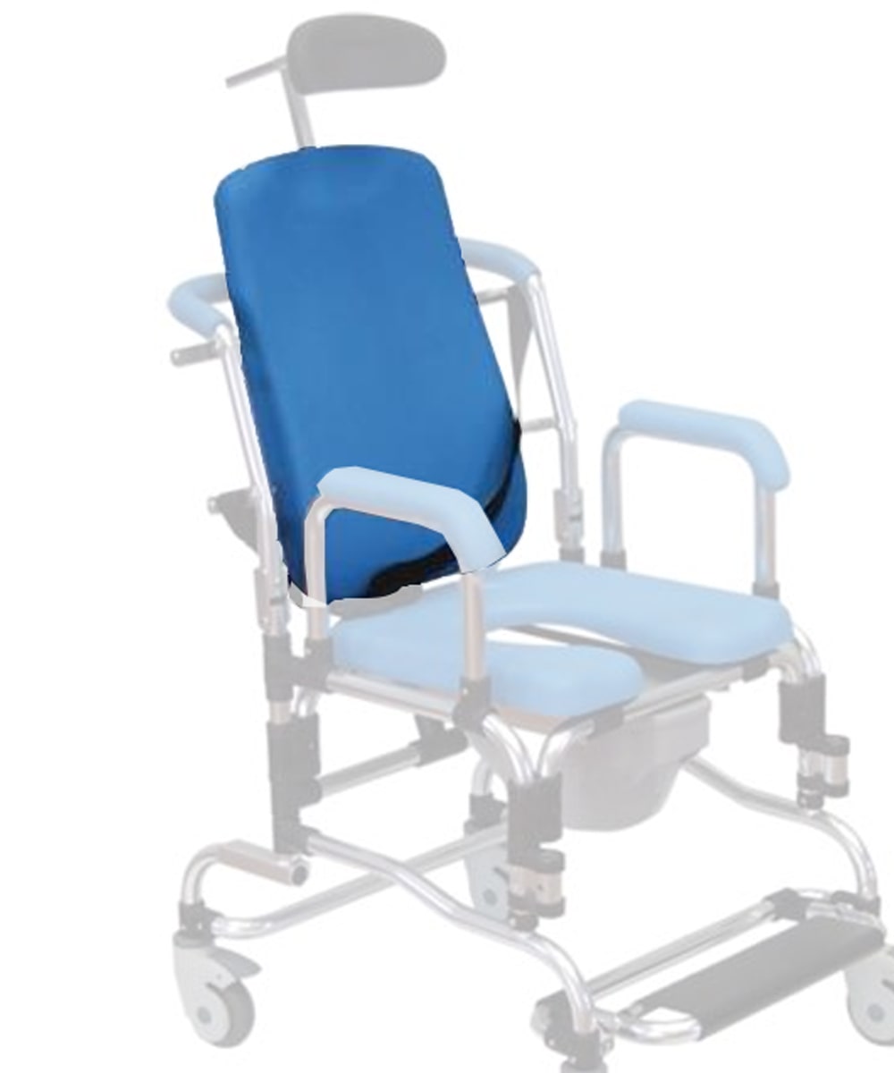 Schienale imbottito in poliuretano per sedia doccia o comoda, ricambio ergonomico impermeabile cod. 092292 intermed AB-91