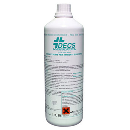 Disinf.decs ambiente x pavimenti e superfici base sodio ipoclorito lt 1 