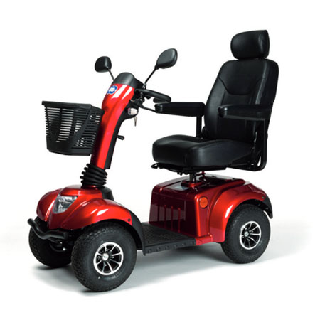 Scooter ceres se con batteria da 50 ah-10 km/h colore rosso 