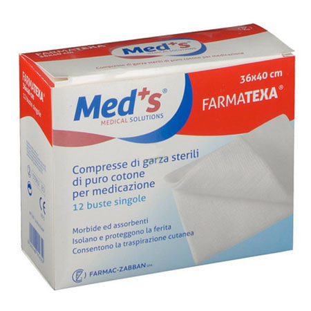 Compresse garza str 36x40 cf. da 12 