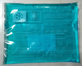 Ghiaccio caldo/freddo riutilizzabile cm. 11x14 circa 