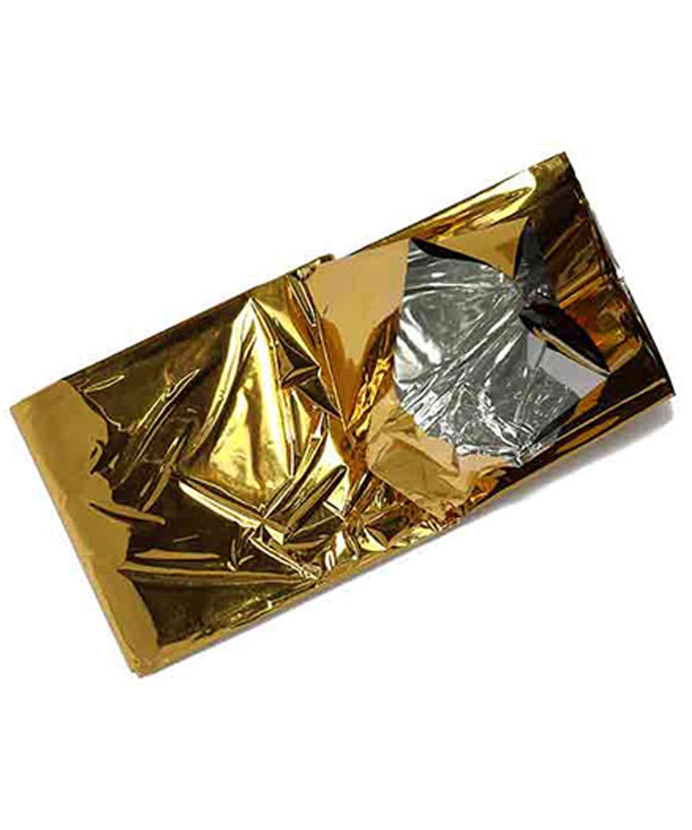 Coperta isotermica Gauke 160x210 argento oro leggera e resistente, ideale per emergenze, pronto soccorso, attività outdoor e protezione civile.