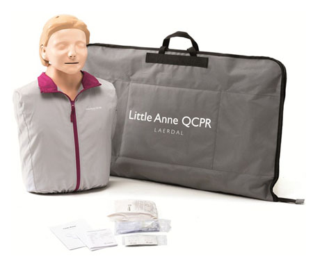Manichino little anne qcpr mezzo busto con borsa 