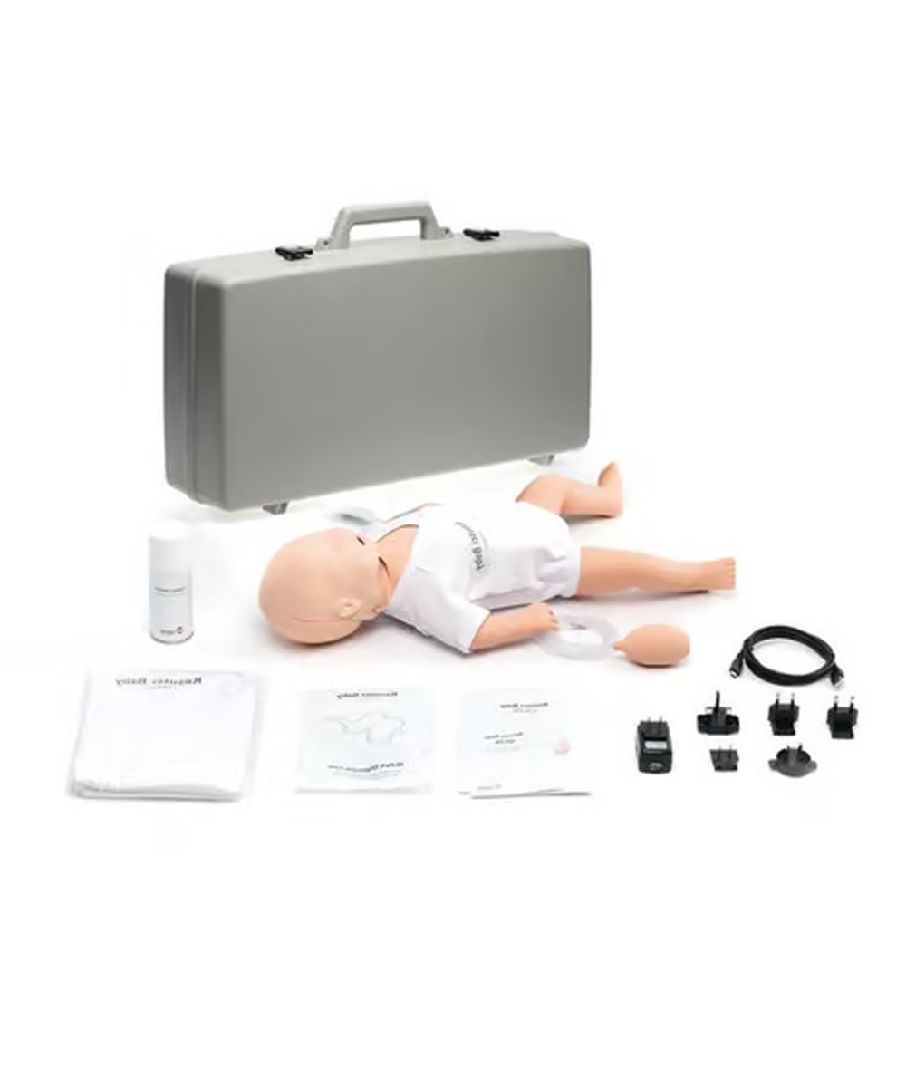 Manichino didattico resusci baby qcpr testa intubabile 