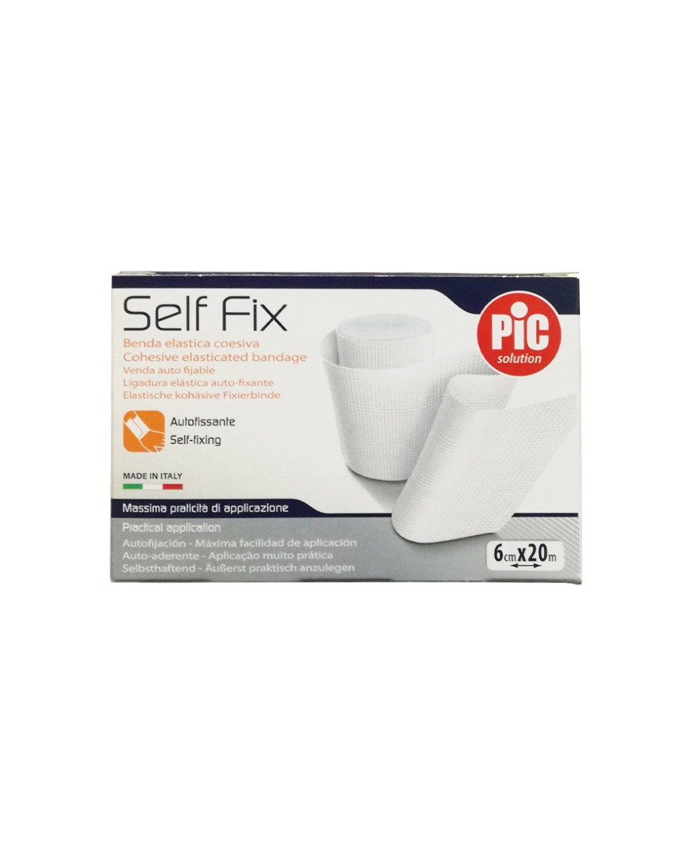 Benda elastica autoaderente selfix cohesive cm.6x20mt. 