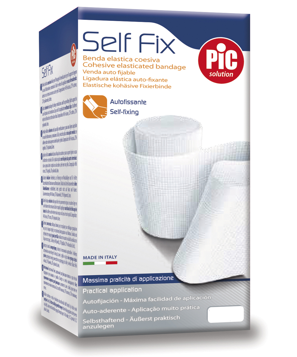 Benda elastica autoaderente selfix cohesive cm.8x20mt. 