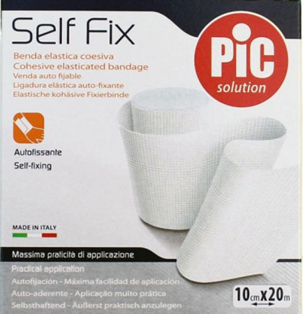 Benda elastica autoaderente selfix cohesive cm.10x20mt. 
