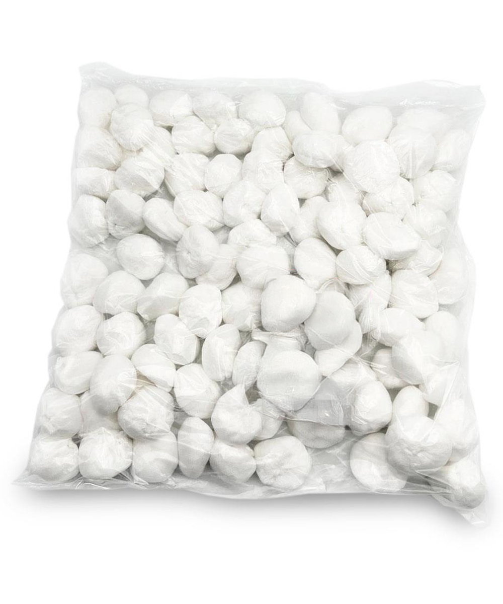 Tamponi rotondi di garza n/str mm.50 s/filo di bario in conf 100 pz 