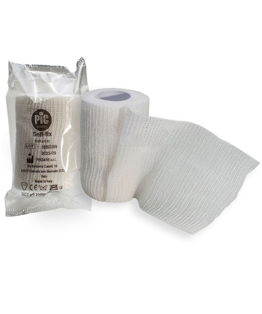Benda elastica autoaderente cm.8x4mt selfix in cellophane 