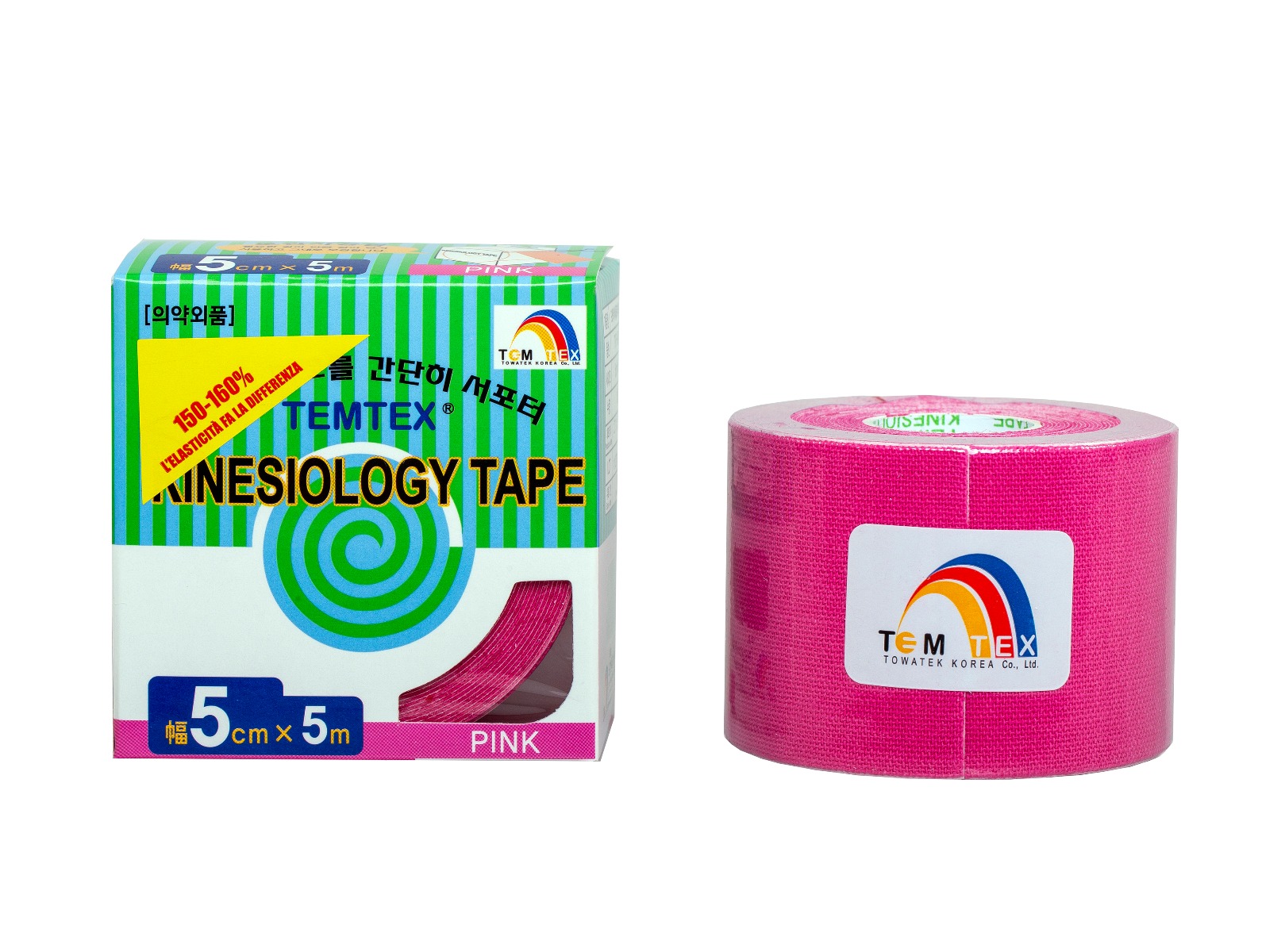Cerotto kinesiology colore fucsia mis. cm.5x5mt. 