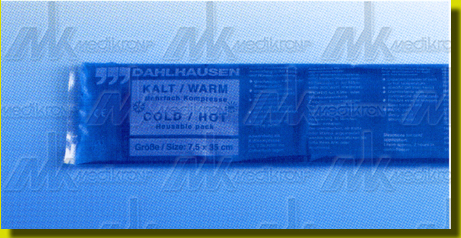 Ghiaccio caldo freddo riutilizzabile collare piccolo cm. 7,5x35 