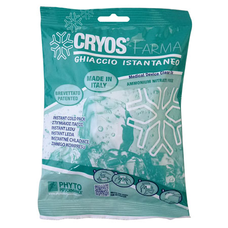 Ghiaccio istantaneo, non comburente cm. 18x15, sacchetto in pvc 