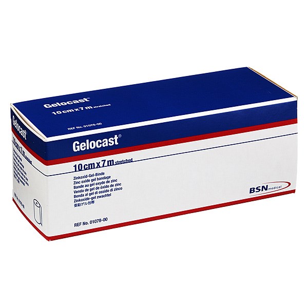 Benda compressiva gelocast anelast. c/gel di ossido di zinco cm10x7mt 