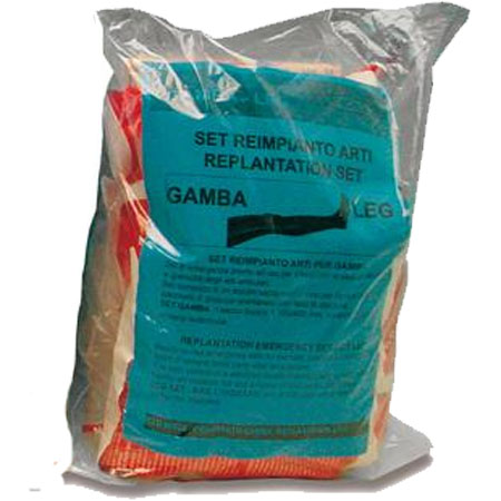 Set recupero e reimpianto gamba cm.110x40 - sacca str,ghiaccio,telo 