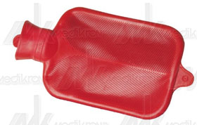 Borsa acqua calda in pura gomma bilamellata 