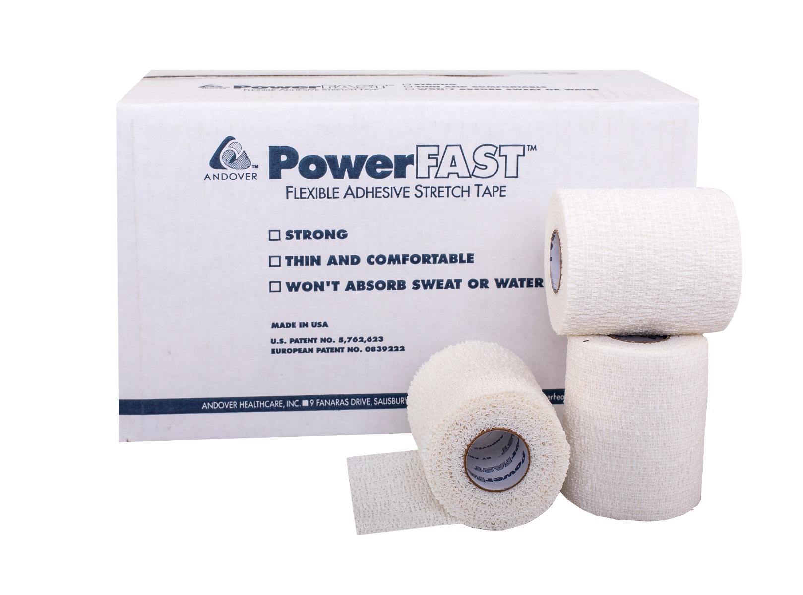 Benda adesiva taping power fast cm7,5x4,6mt conf. da 16 pz. 